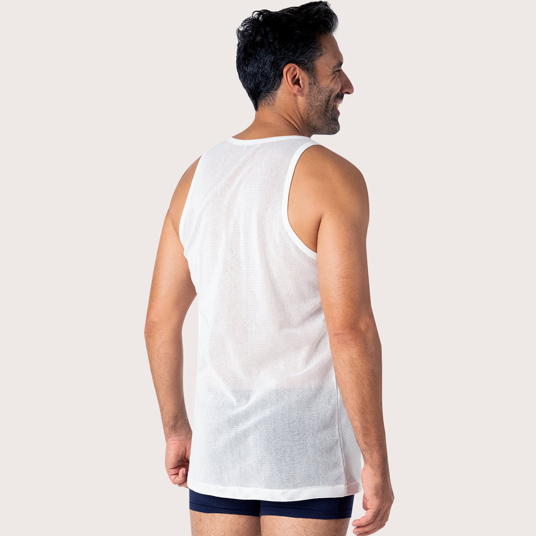 Débardeur homme maille aérée Pur Coton Eminence