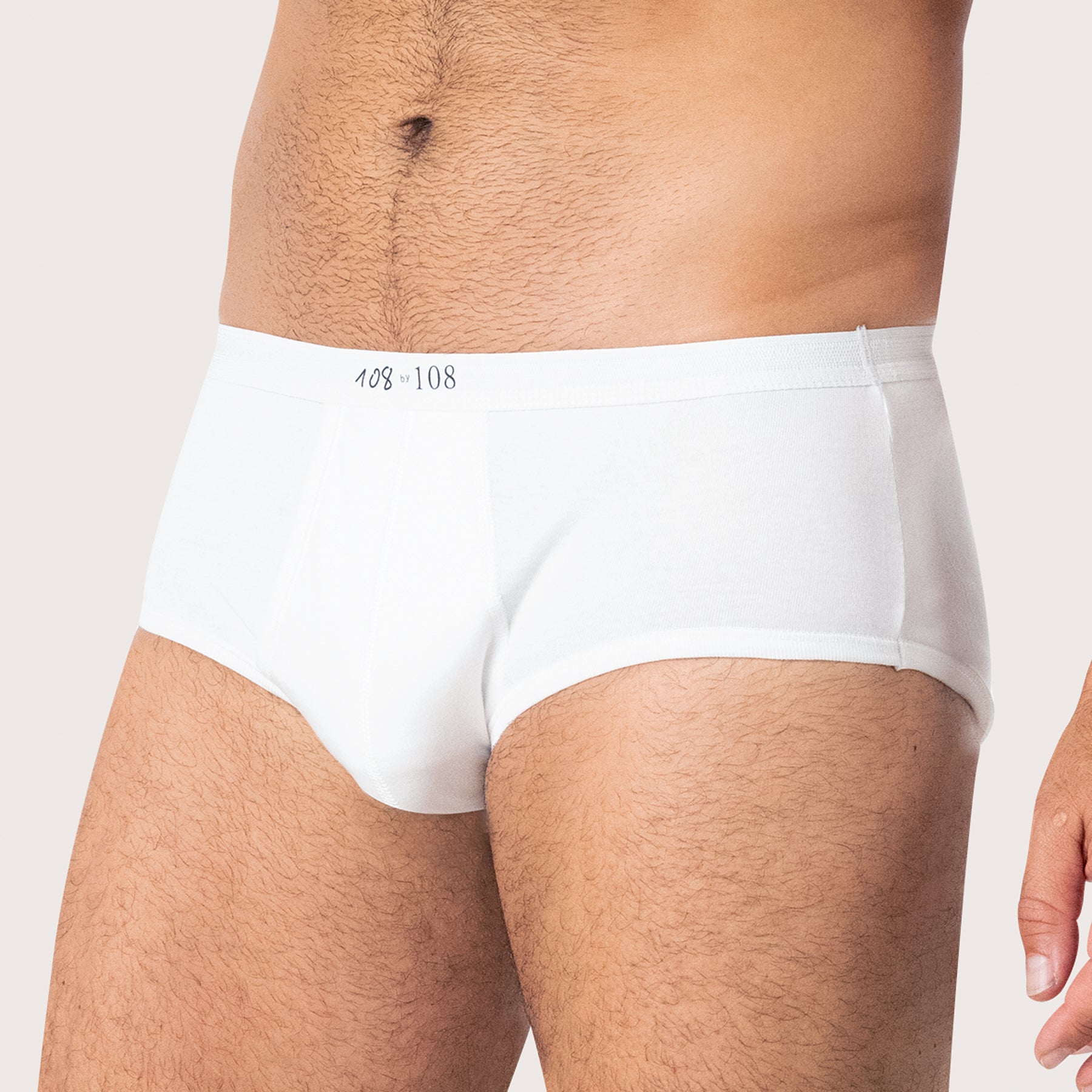 Slip taille haute ouvert Pur coton Premium Eminence