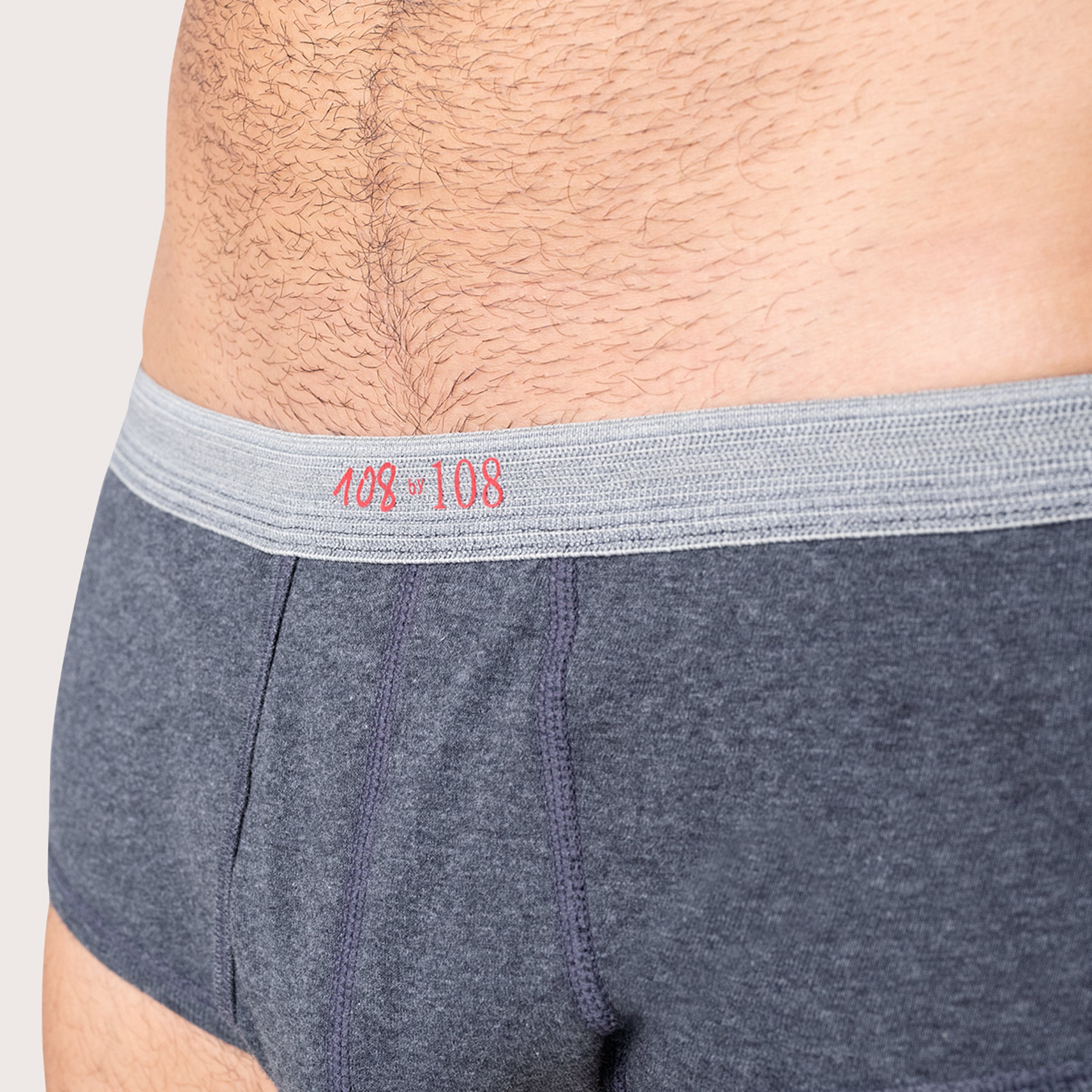 Slip taille haute ouvert Pur coton Premium Eminence