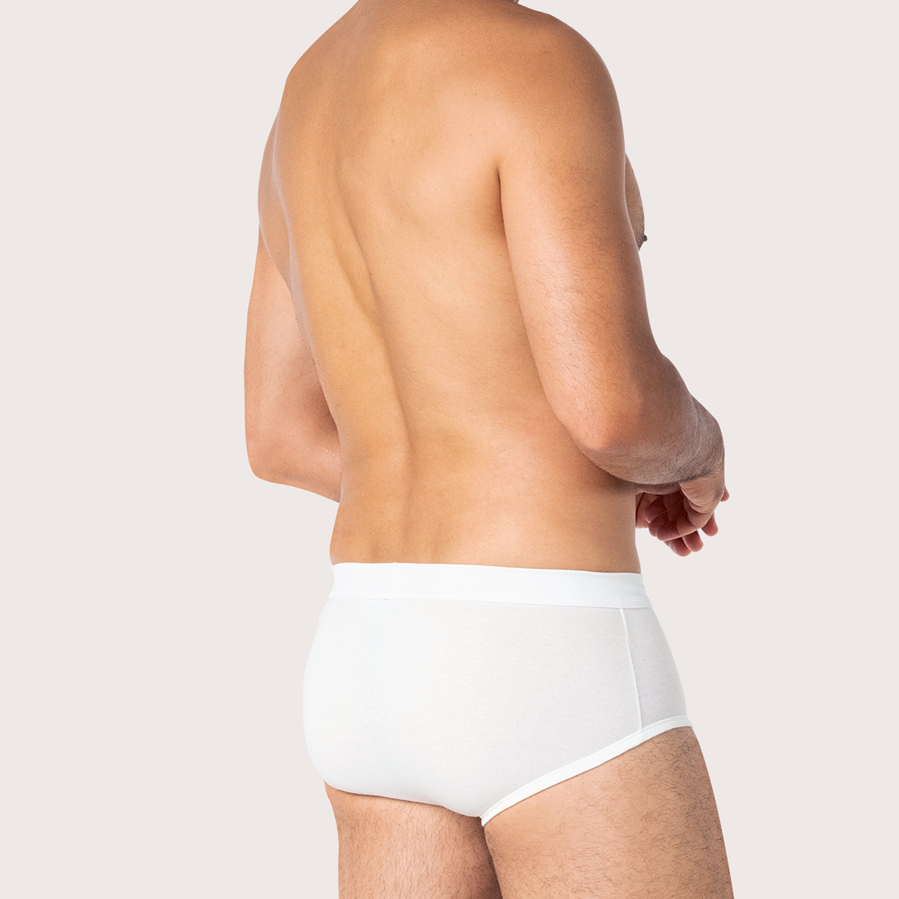 Slip taille haute ouvert homme Pur Coton Premium Eminence