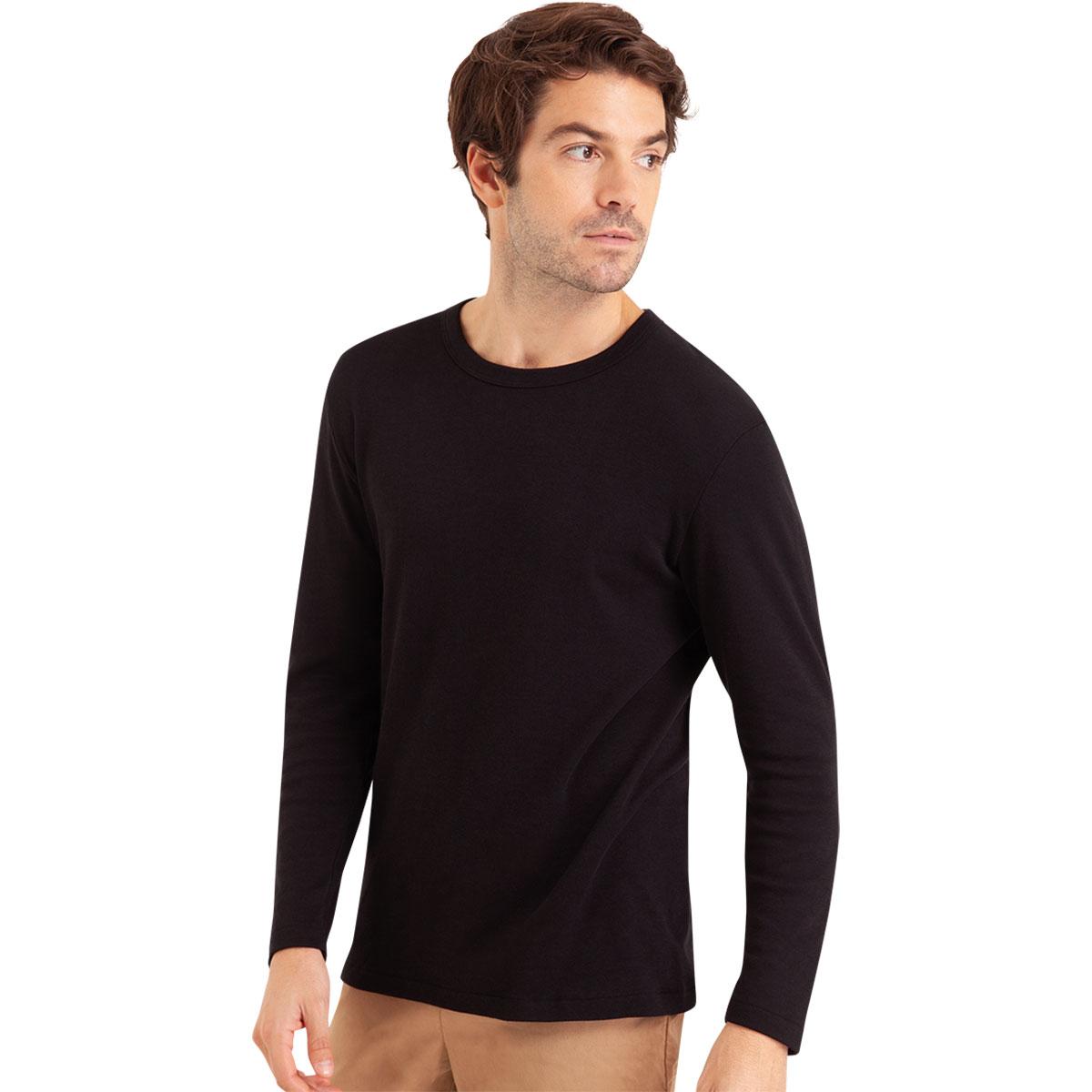 Tee-shirt col rond manches longues Ligne Chaude Eminence