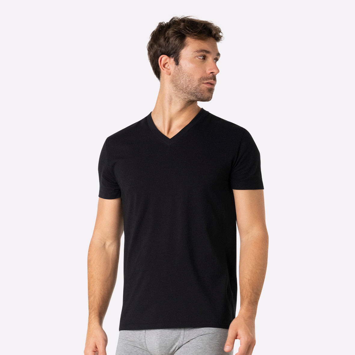 Tee-shirt col V manches courtes Pensé pour durer homme Eminence