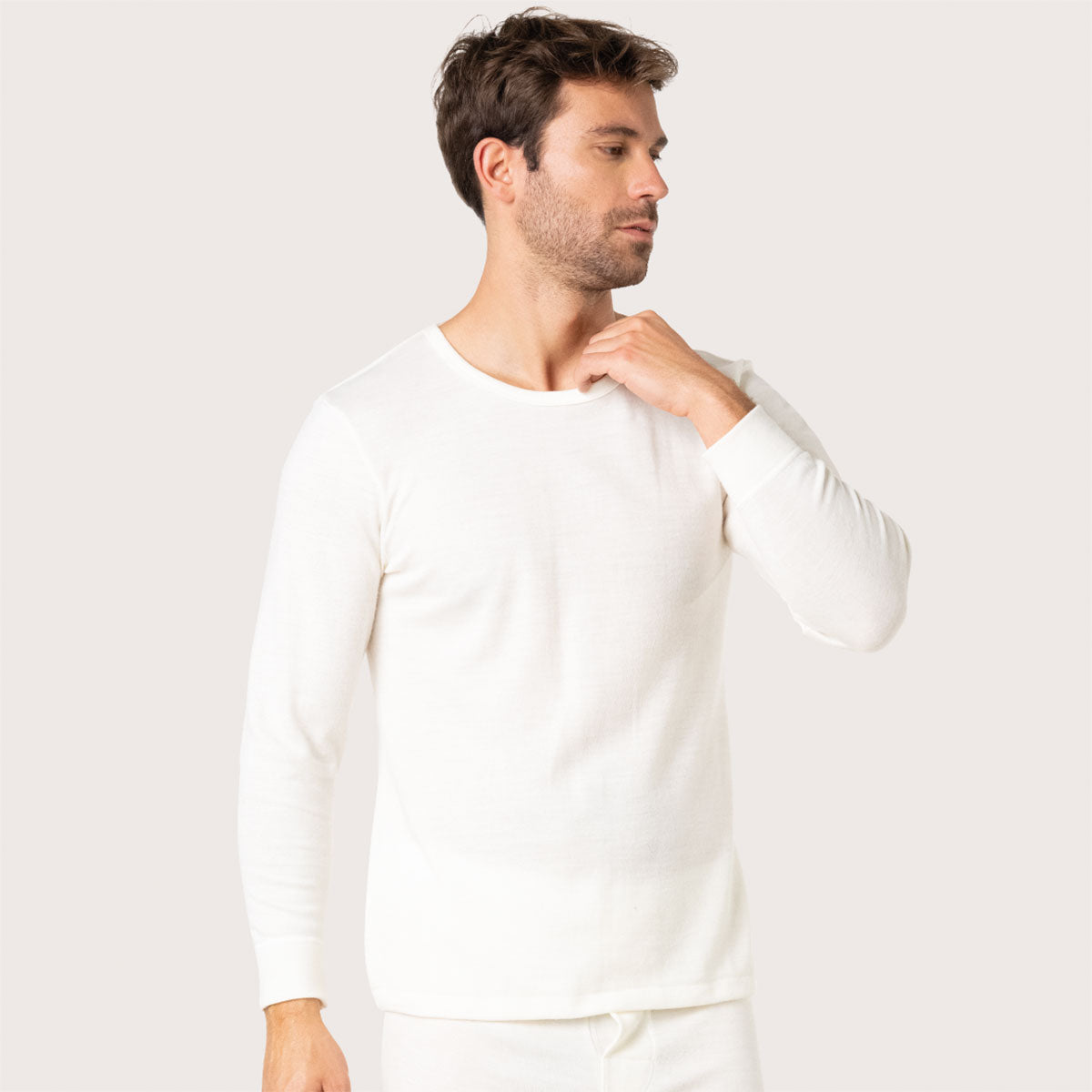 Tee shirt col rond manches longues homme Ligne Chaude Eminence