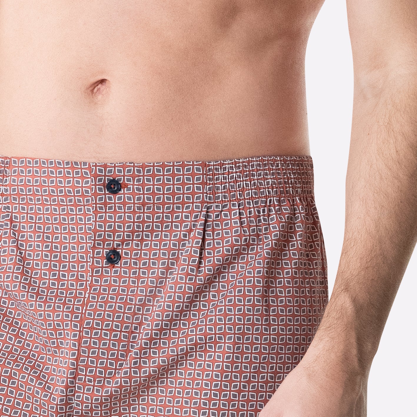 Pyjama long ouvert homme Popeline Eminence