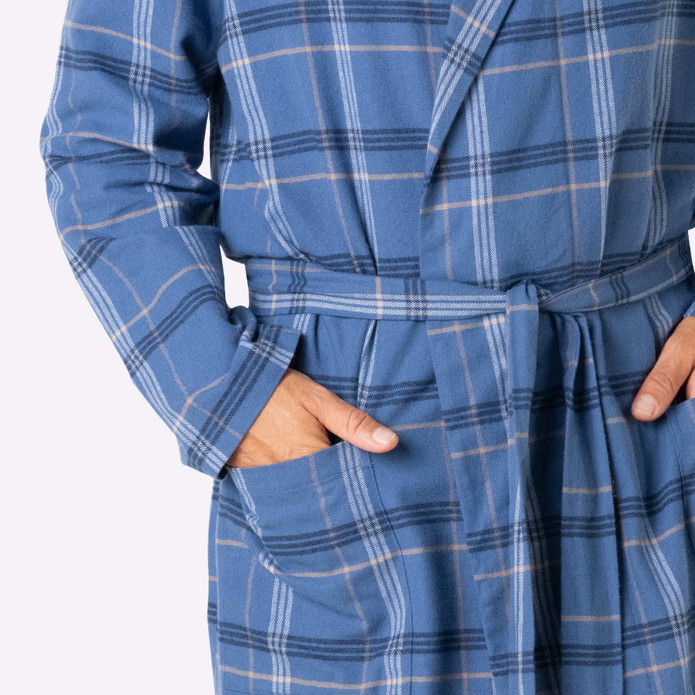 Robe de chambre homme flanelle Eminence