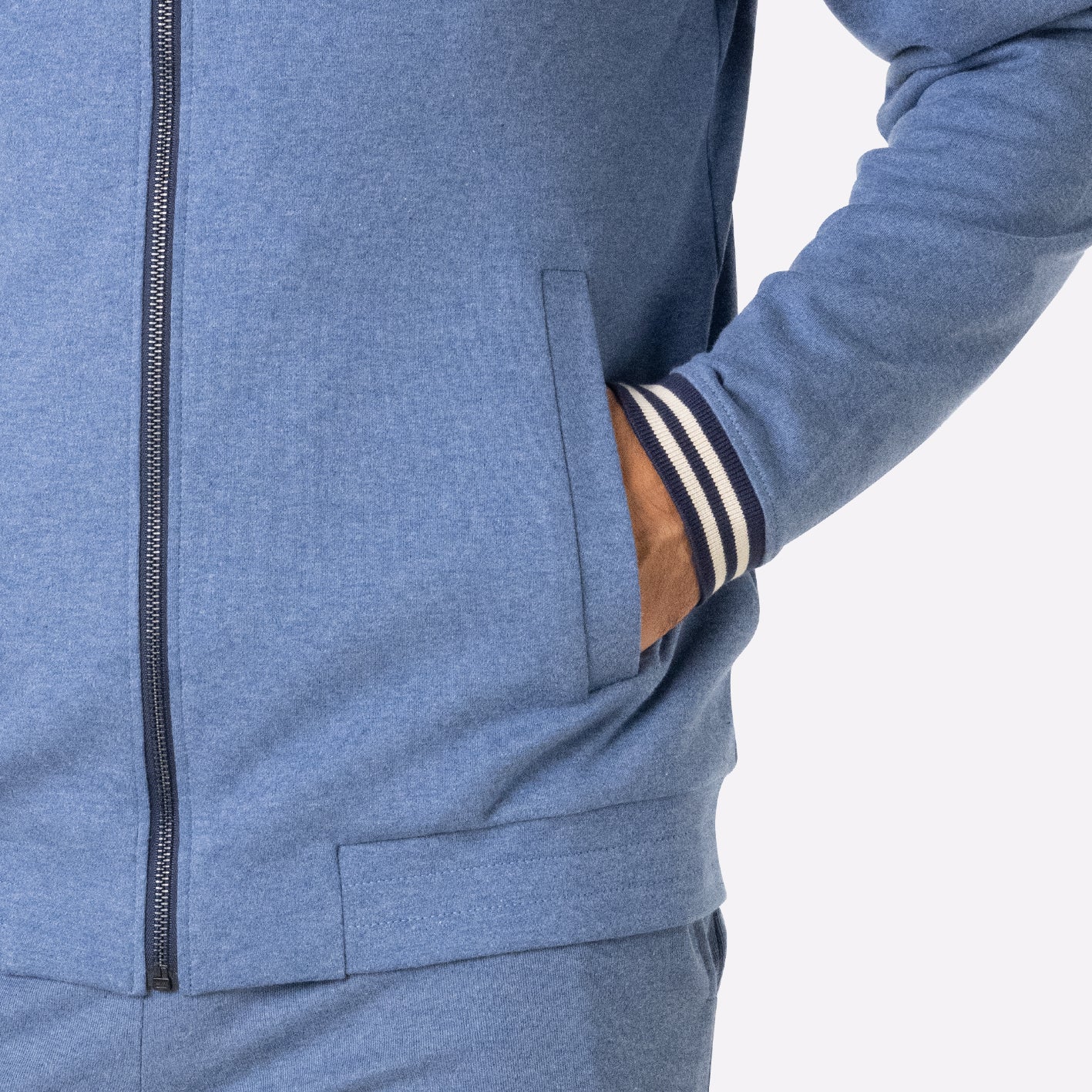 Veste zippée homme Interlock Eminence