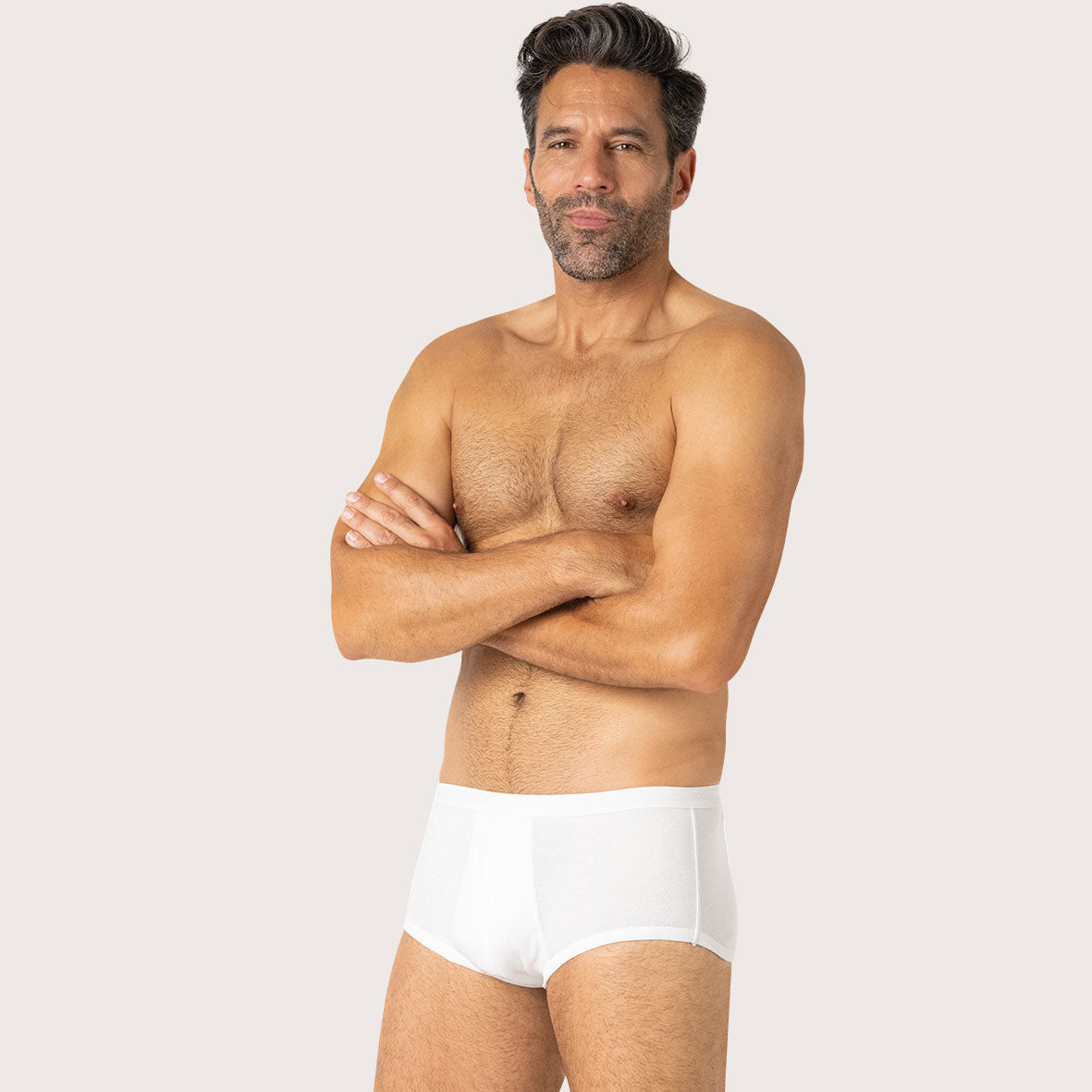 Lot de 3 slips homme taille haute ouvert pur coton premium Eminence