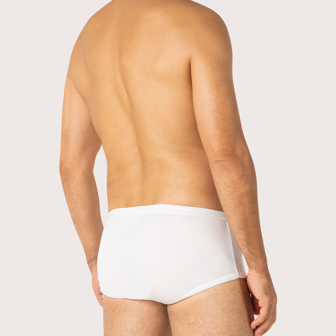 Lot de 3 slips homme taille haute ouvert pur coton premium Eminence