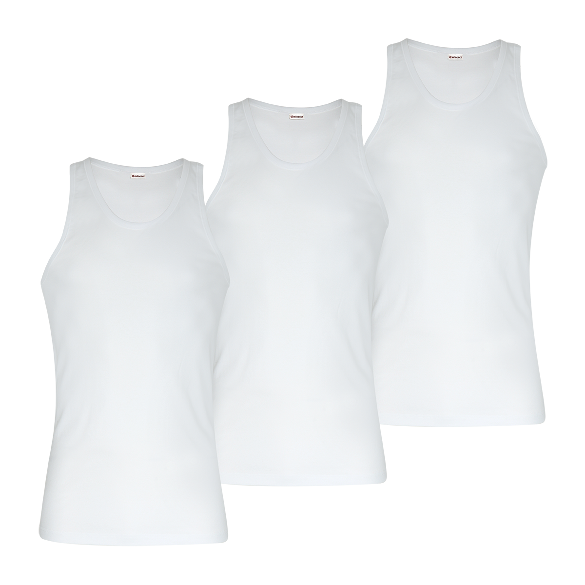Lot de 3 débardeurs Pur coton Premium Eminence
