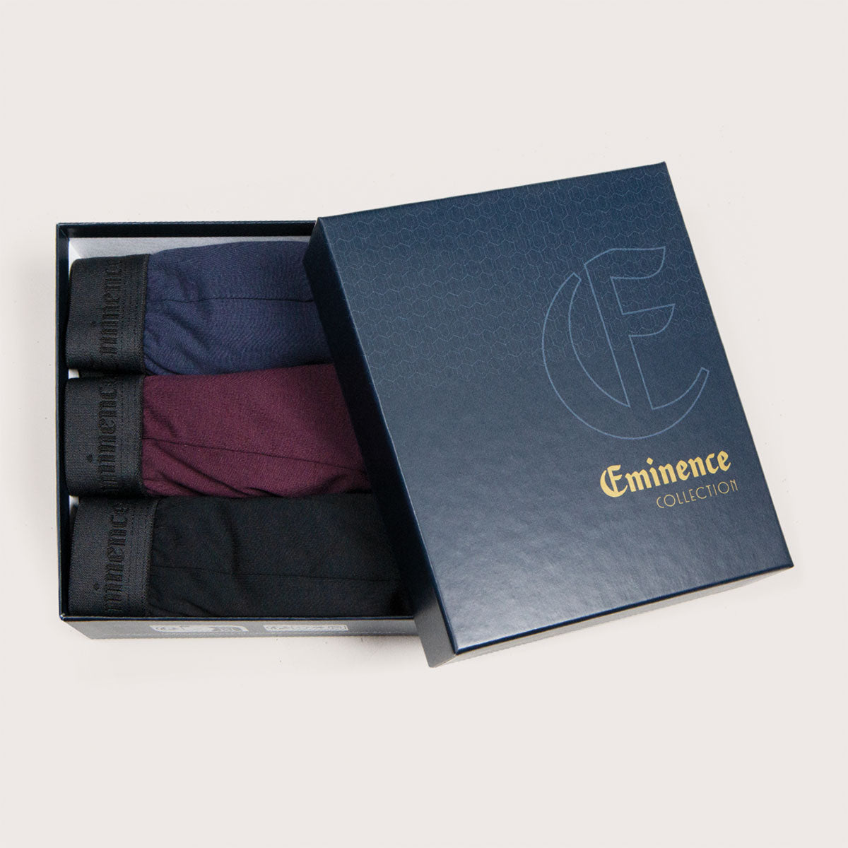 Lot de 3 slips Homme EXCEPTION Eminence - Vendu en boîte cadeau