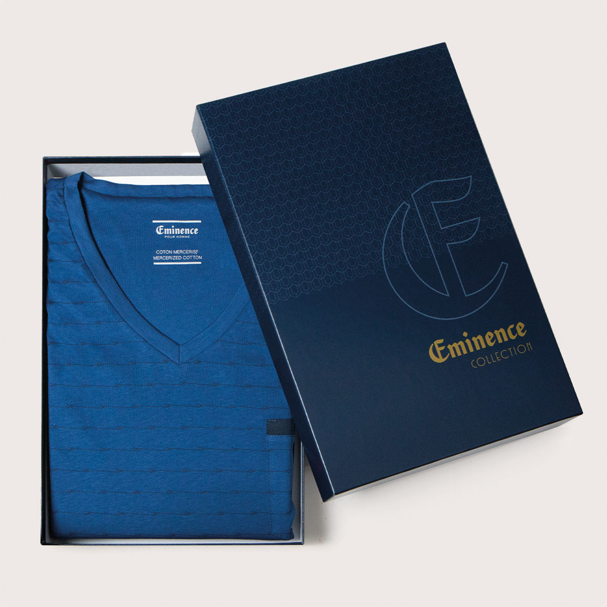 Pyjama long Mercerisé Homme Eminence - Vendu en boîte cadeau