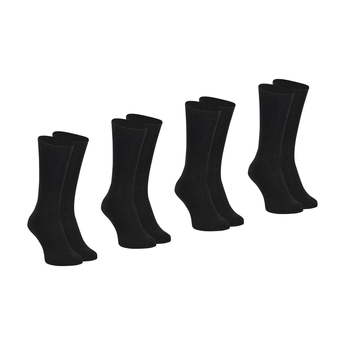 Lot de 4 mi-chaussettes non-comprimantes homme coton peigné Fait en France Eminence