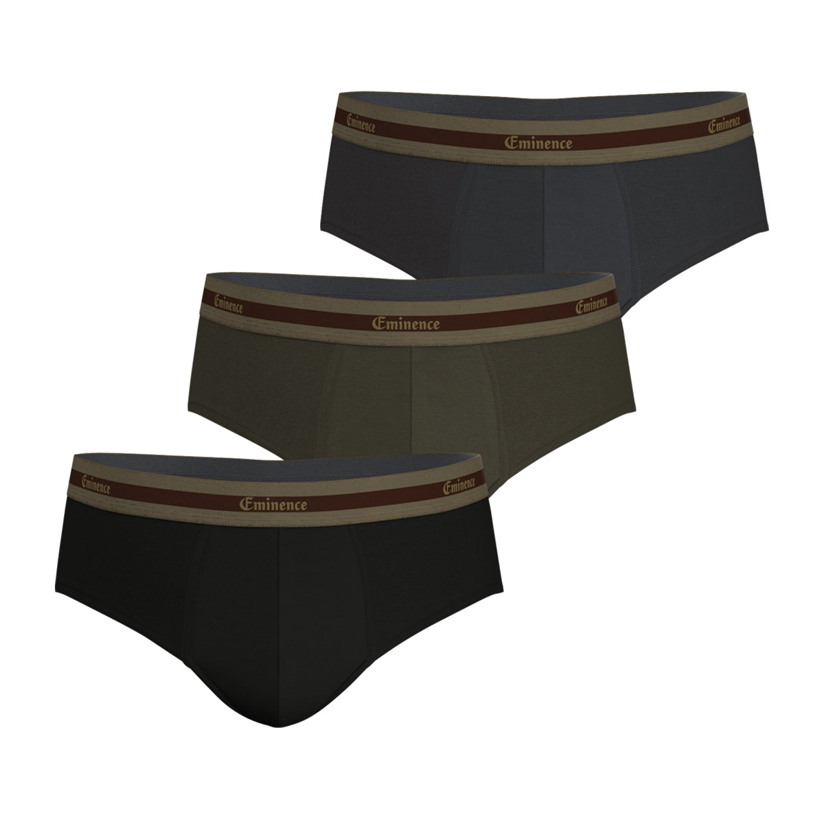 Lot de slips homme sélection en coton bio Eminence