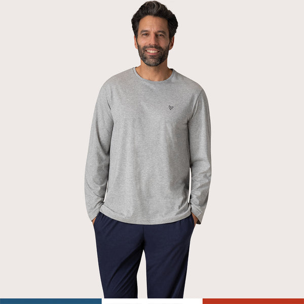 Pyjama long col rond homme Fait en France Eminence