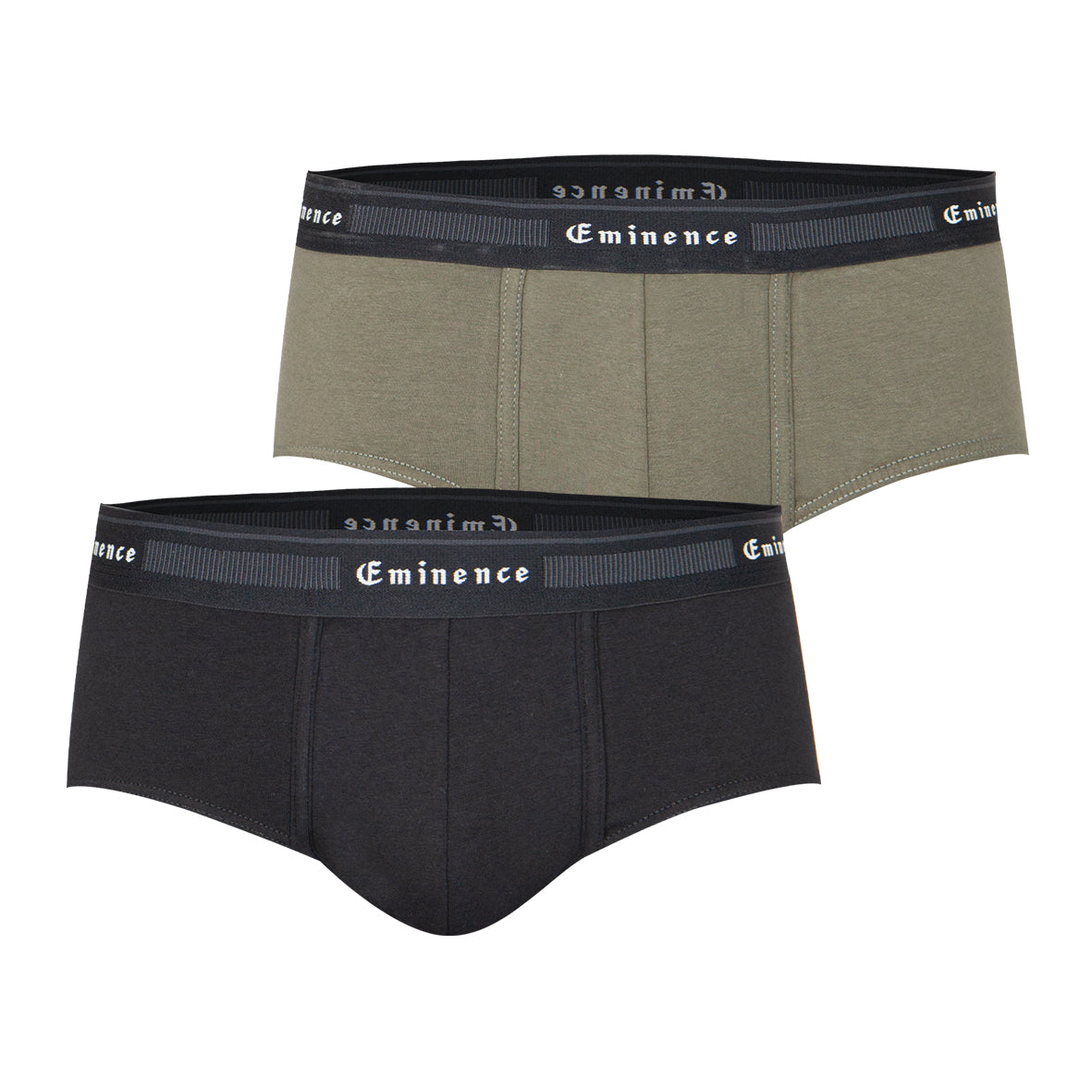 Lot 2 Slips Homme Eminence Fusion Coton Stretch Confort Premium