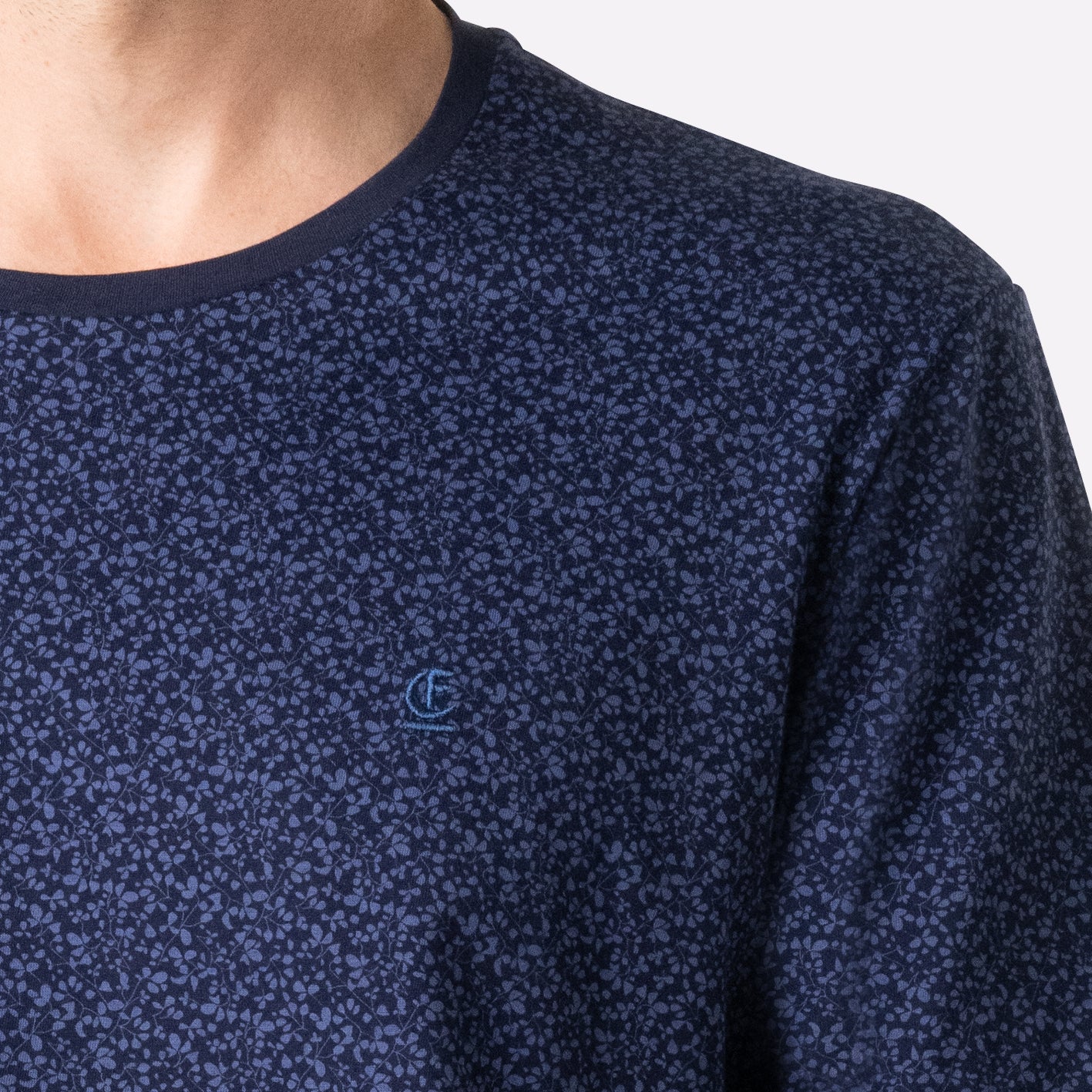 Pyjama court col rond homme Liberty Eminence