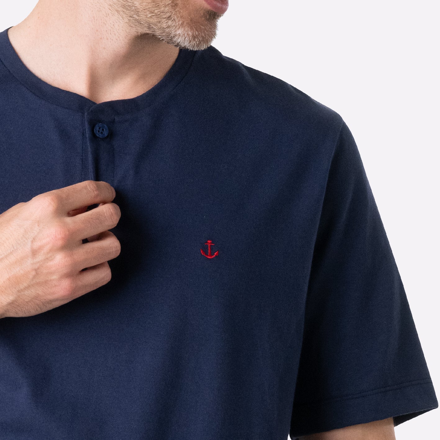 Pyjama court col T homme Nautique Eminence