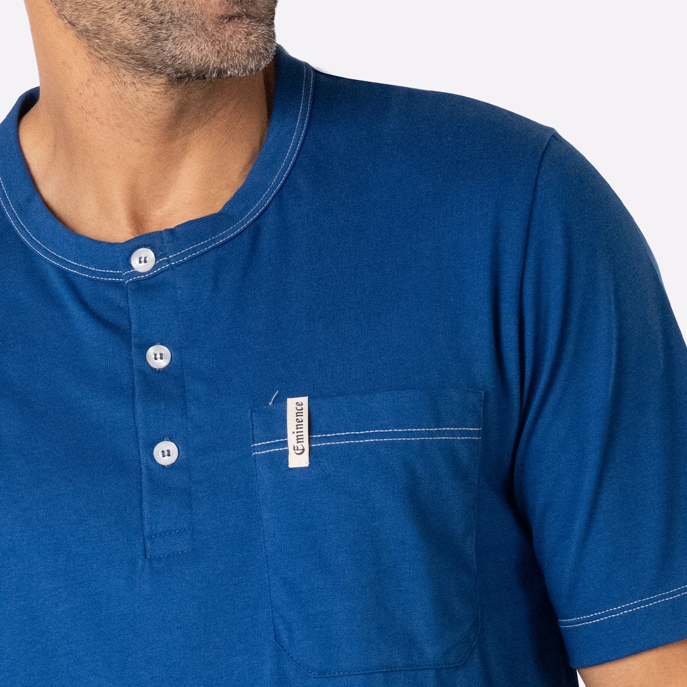 Pyjama court homme col T Camper Eminence