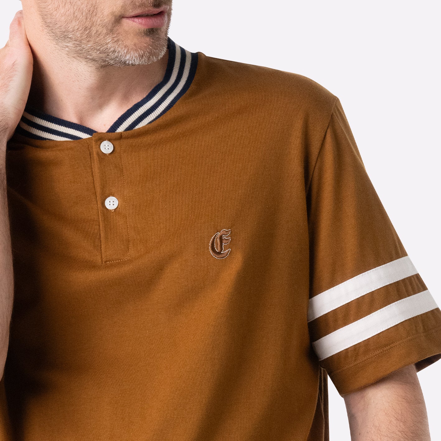 Pyjama court col T homme Club Eminence