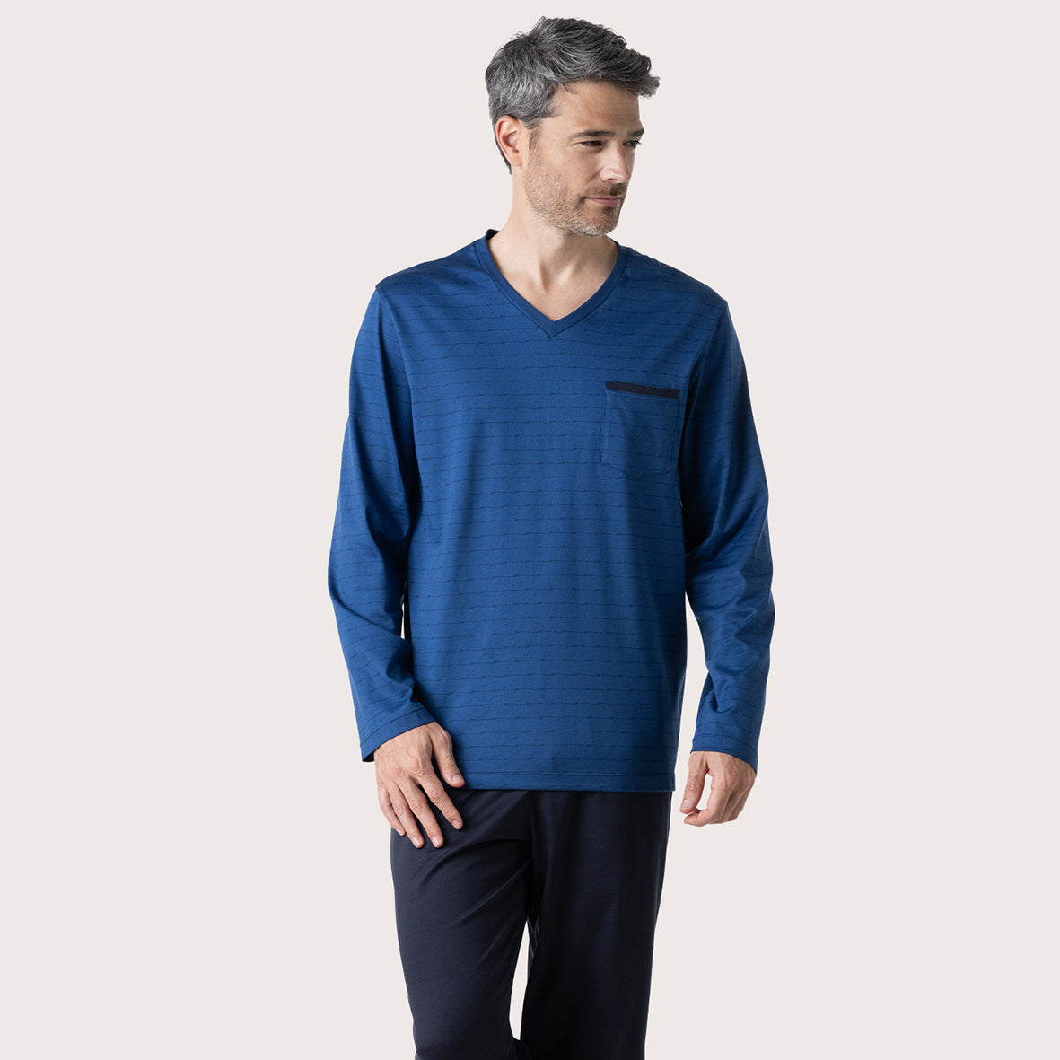 Pyjama long Mercerisé Homme Eminence - Vendu en boîte cadeau