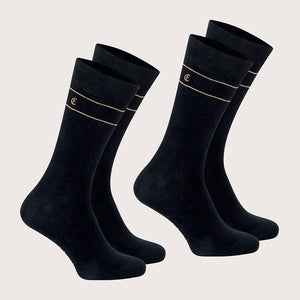 Lot de 2 paires de mi-chaussettes homme Coton Peigné Edition Lot de 2 paires de mi-chaussettes homme Coton Peigné Edition