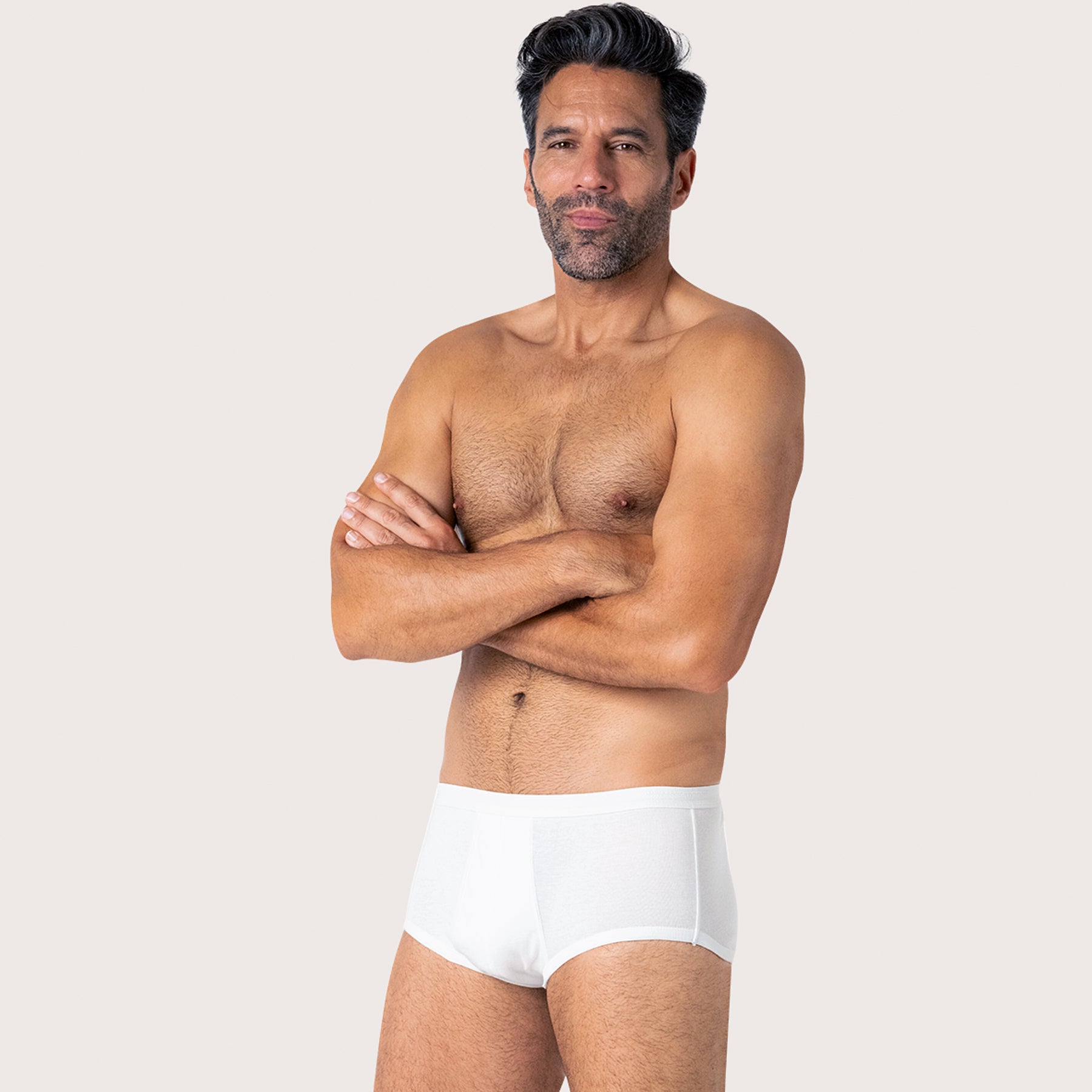 Slip taille haute ouvert homme Pur coton Premium Eminence