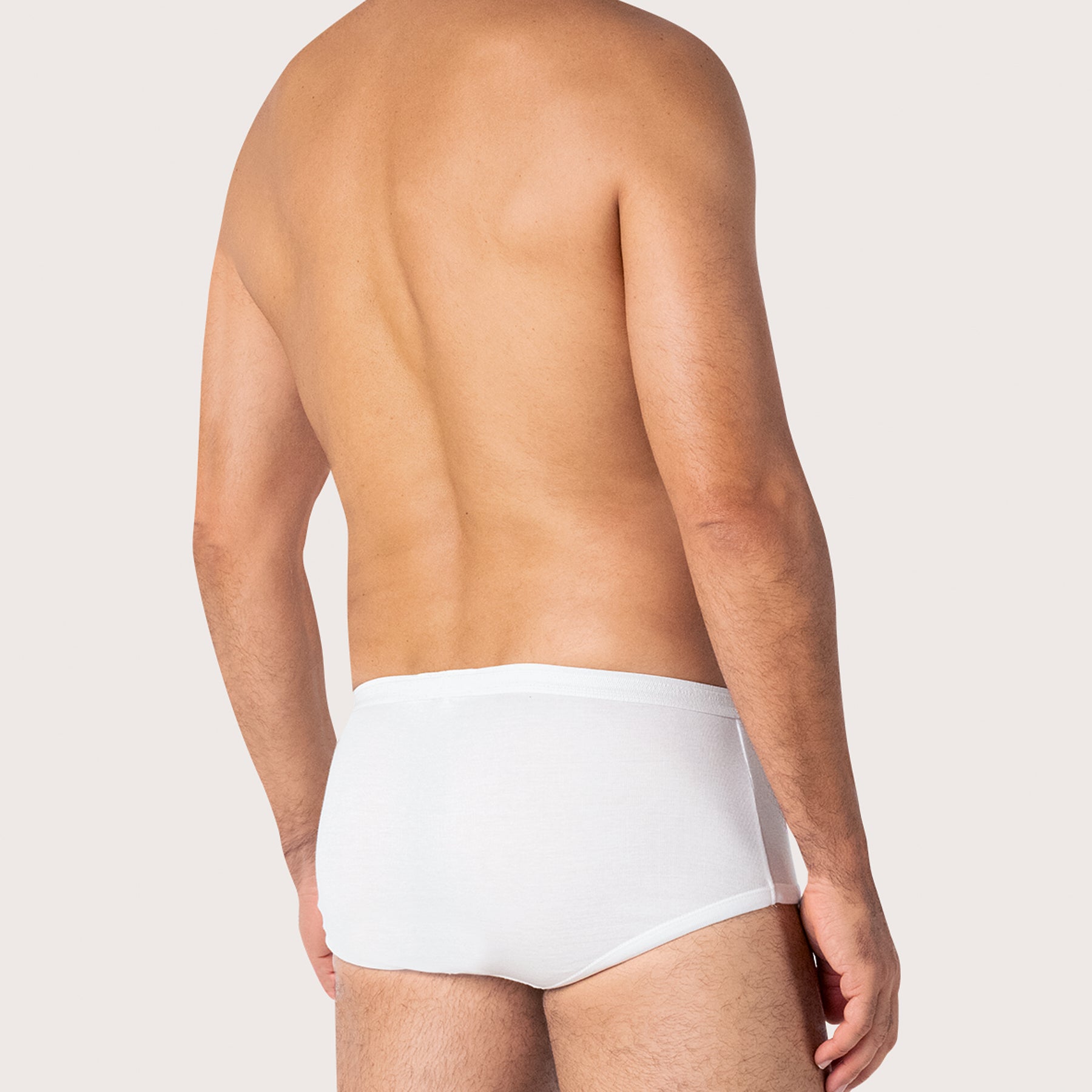 Slip taille haute ouvert homme Pur coton Premium Eminence