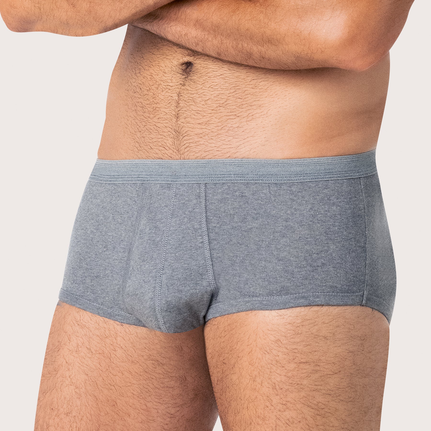 Slip taille haute ouvert homme Pur coton Premium Eminence