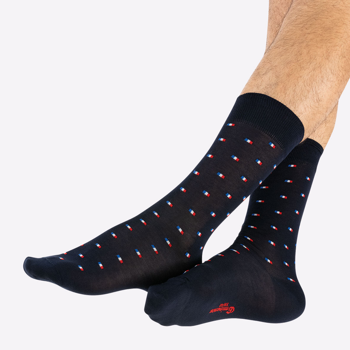 Chaussettes mi-hautes homme Fil d'Ecosse Fait en France Eminence