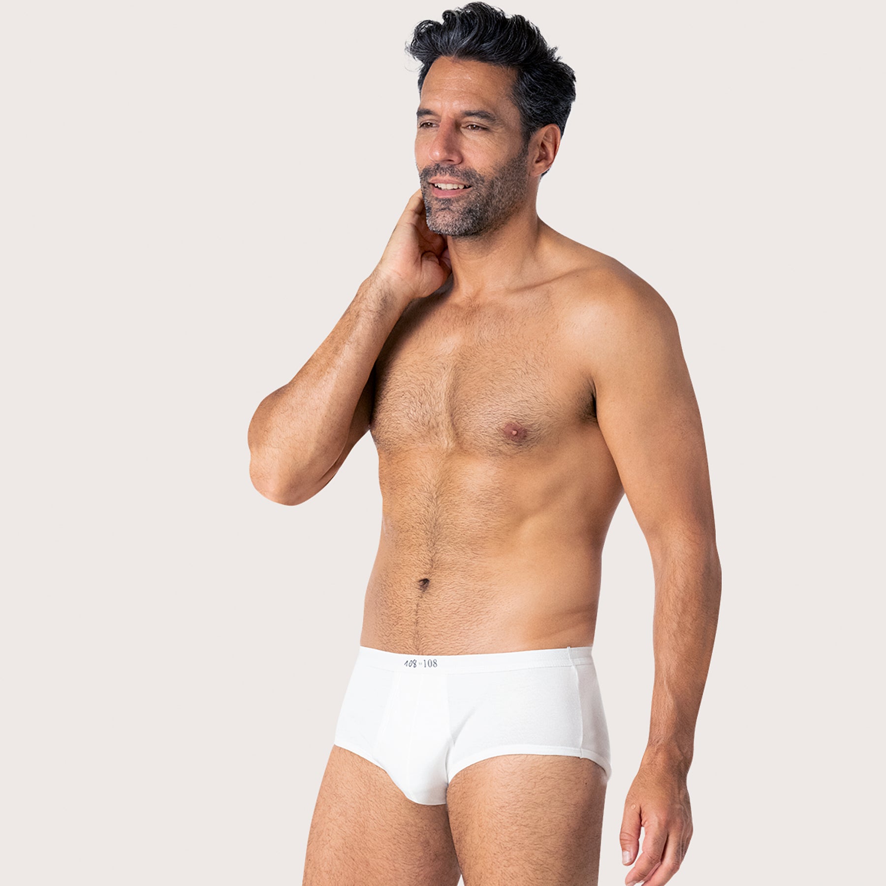 Slip taille haute ouvert Pur coton Premium Eminence