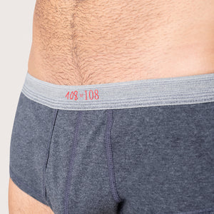 Slip taille haute ouvert Pur coton Premium Eminence