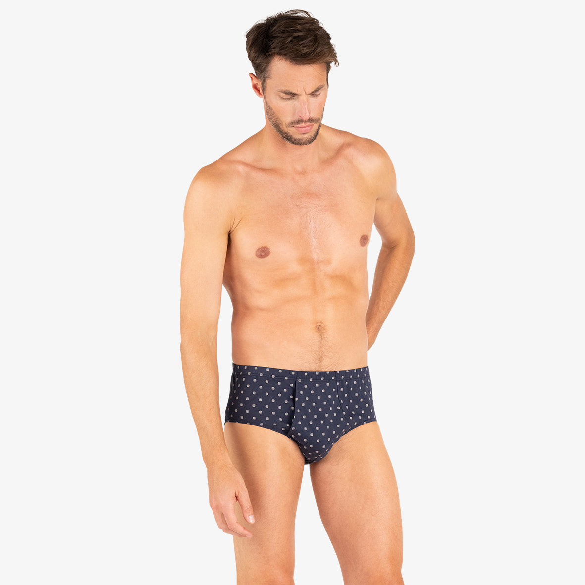 Slip taille haute ouvert Motifs Eminence