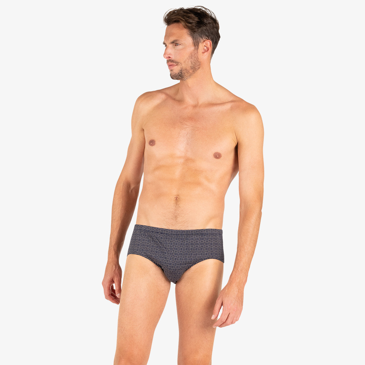 Slip taille haute ouvert Motifs Eminence