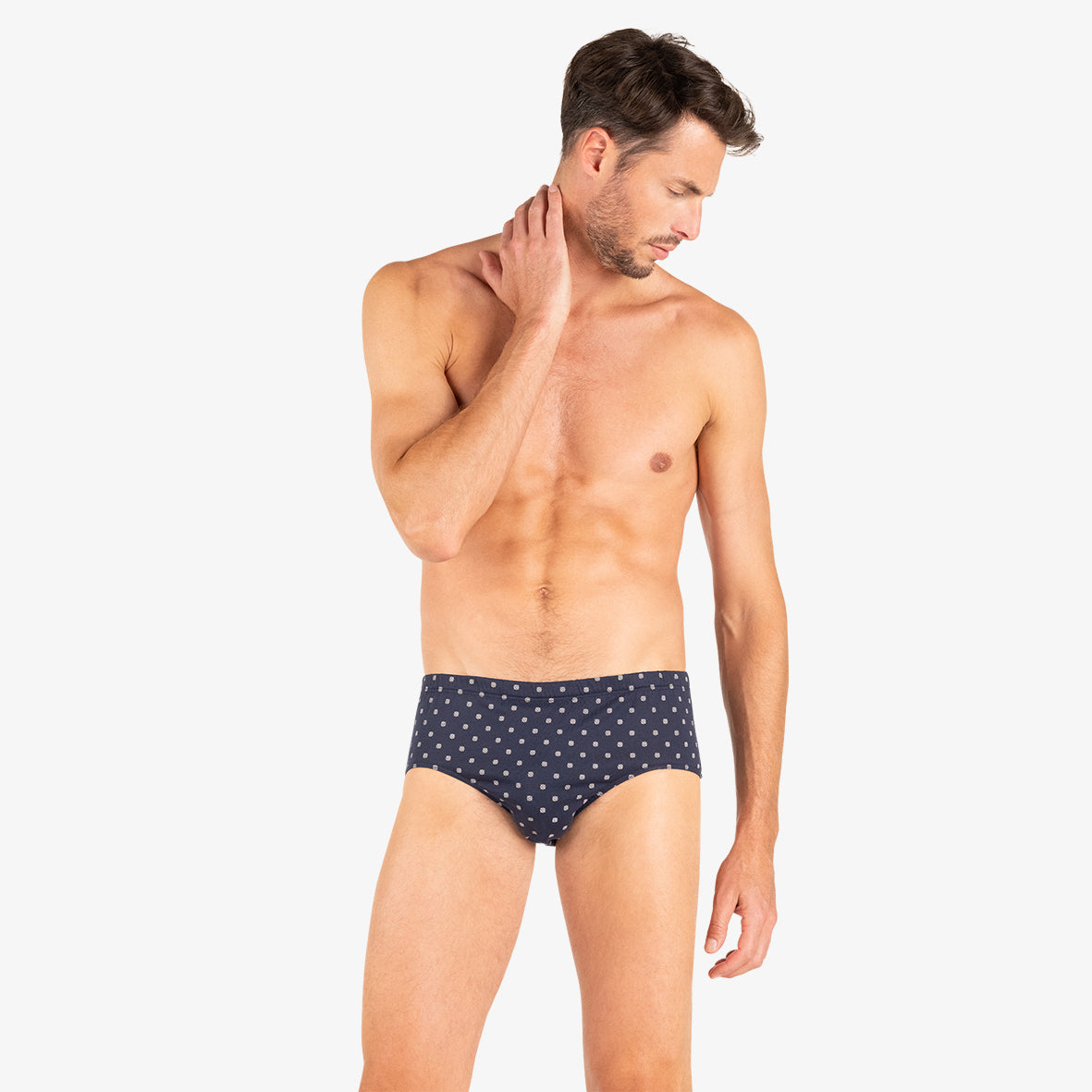 Slip taille haute ouvert Motifs Eminence