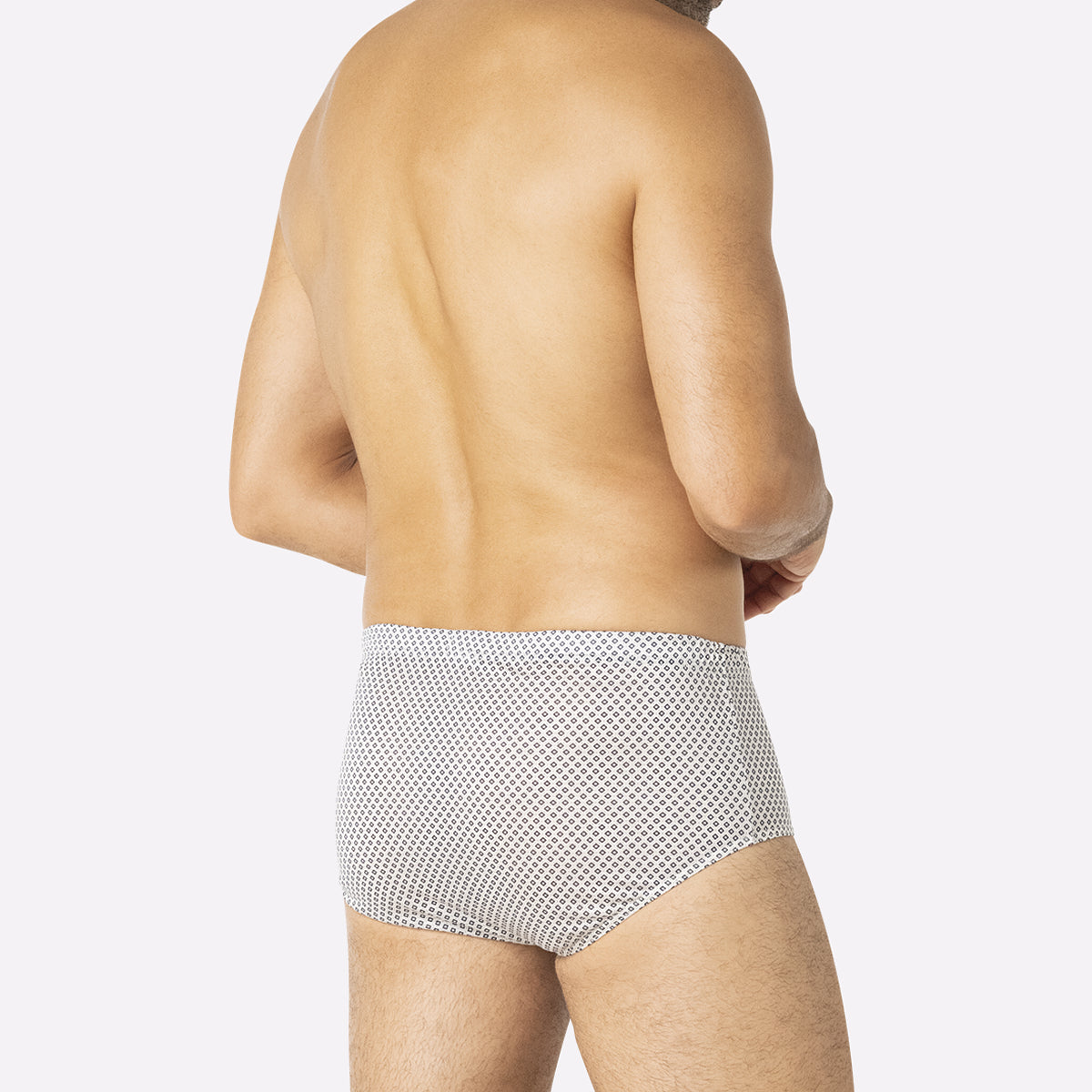 Slip taille haute ouvert homme Motifs Eminence