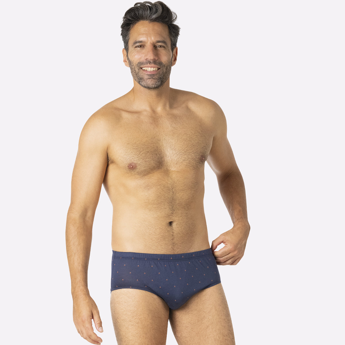 Slip taille haute fermé homme Motifs Eminence