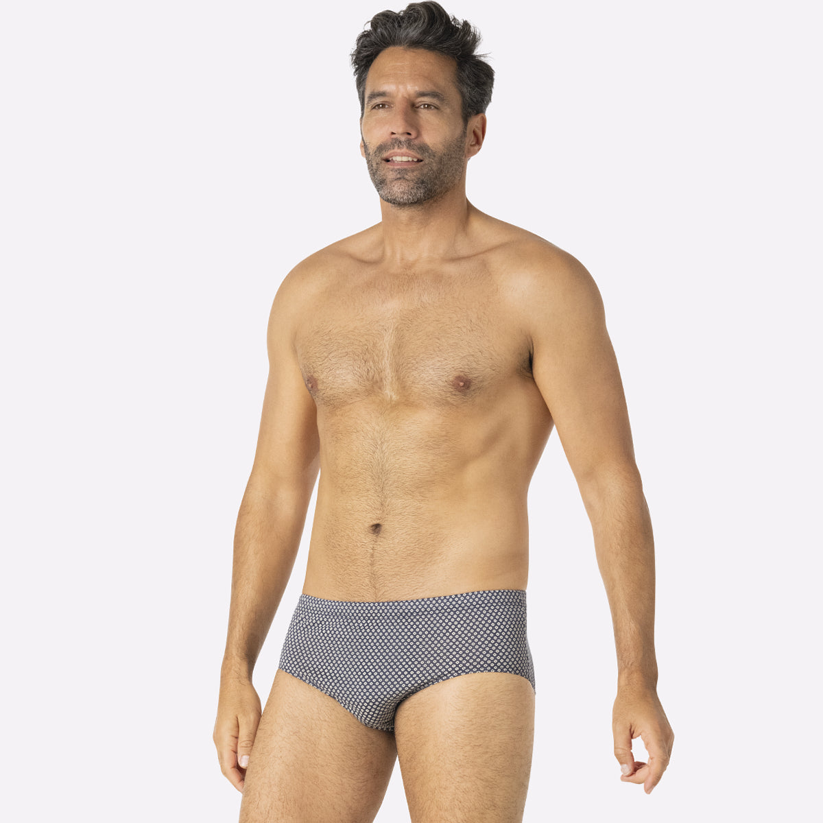 Slip taille haute fermé homme Motifs Eminence