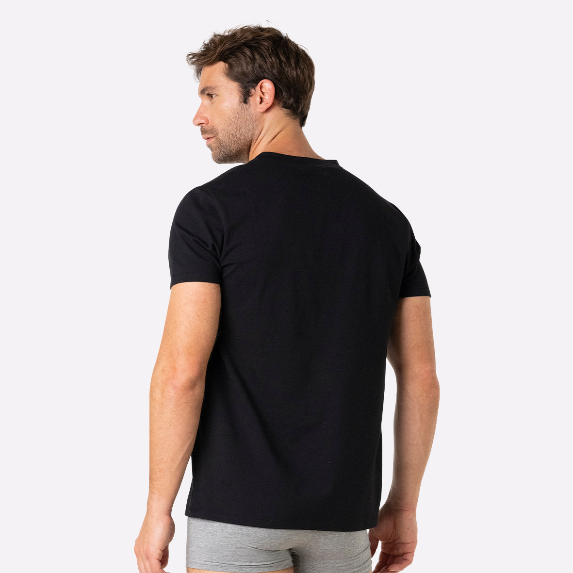 Tee-shirt col V manches courtes Pensé pour durer homme Eminence