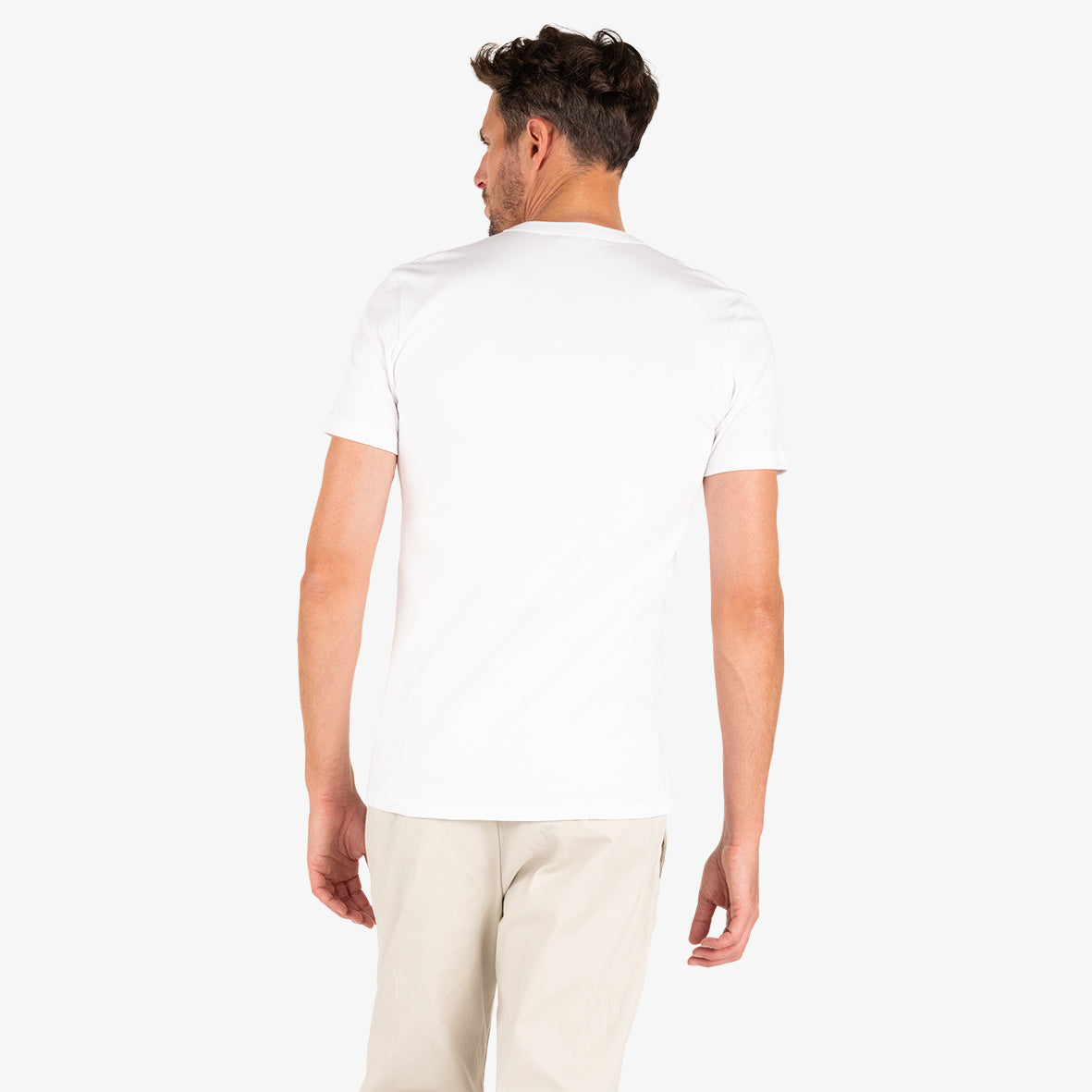 Tee-shirt col rond manches courtes homme Ligne Chaude Interlock Eminence