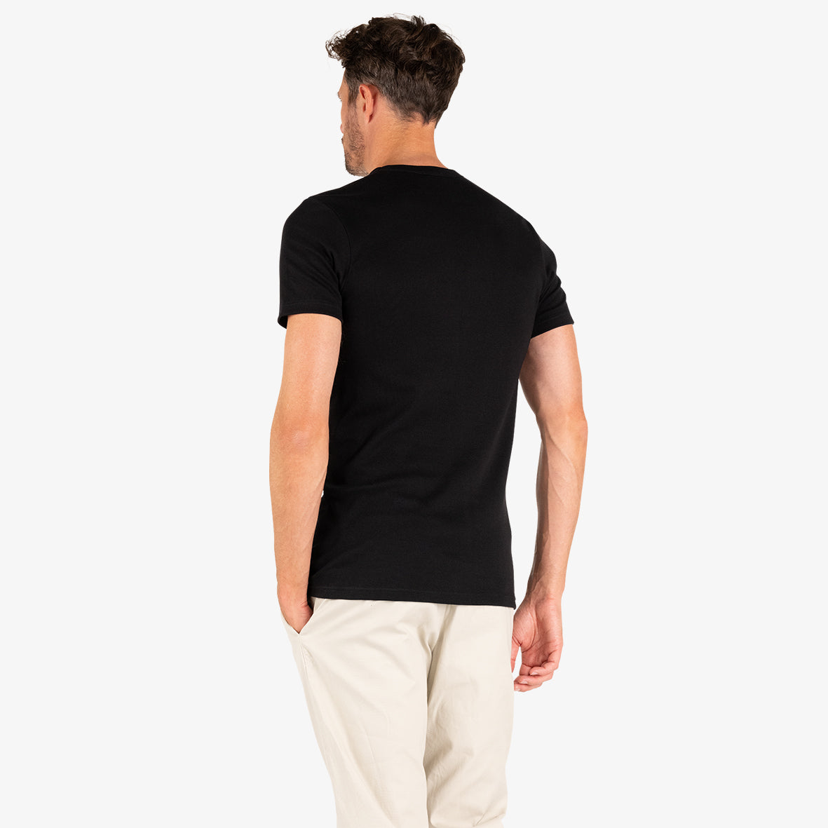 Tee-shirt col rond manches courtes homme Ligne Chaude Interlock Eminence