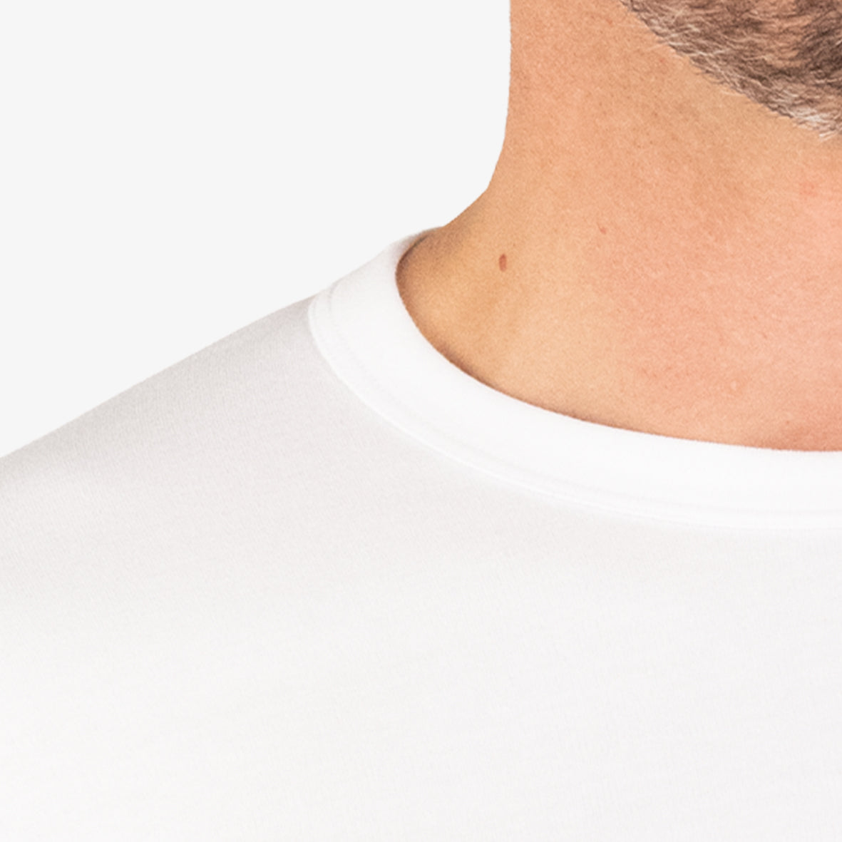 Tee-shirt col rond manches longues homme Ligne Chaude Interlock Eminence