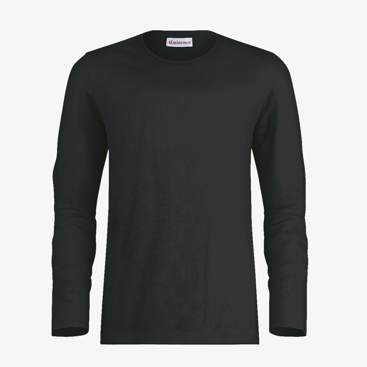 Tee-shirt col rond manches longues homme Ligne Chaude Interlock Eminence