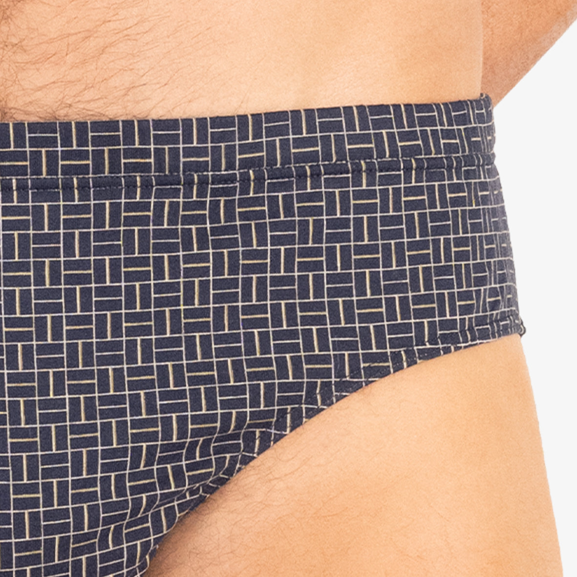 Slip taille haute ouvert Motifs Eminence