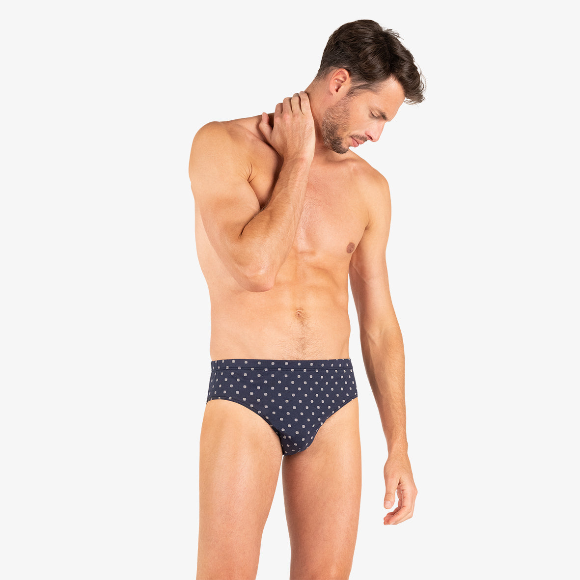 Slip taille haute ouvert Motifs Eminence