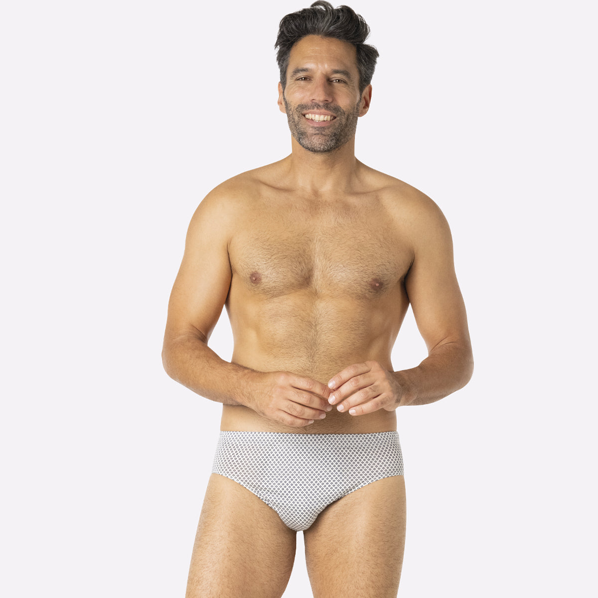 Slip taille basse homme Motifs Eminence