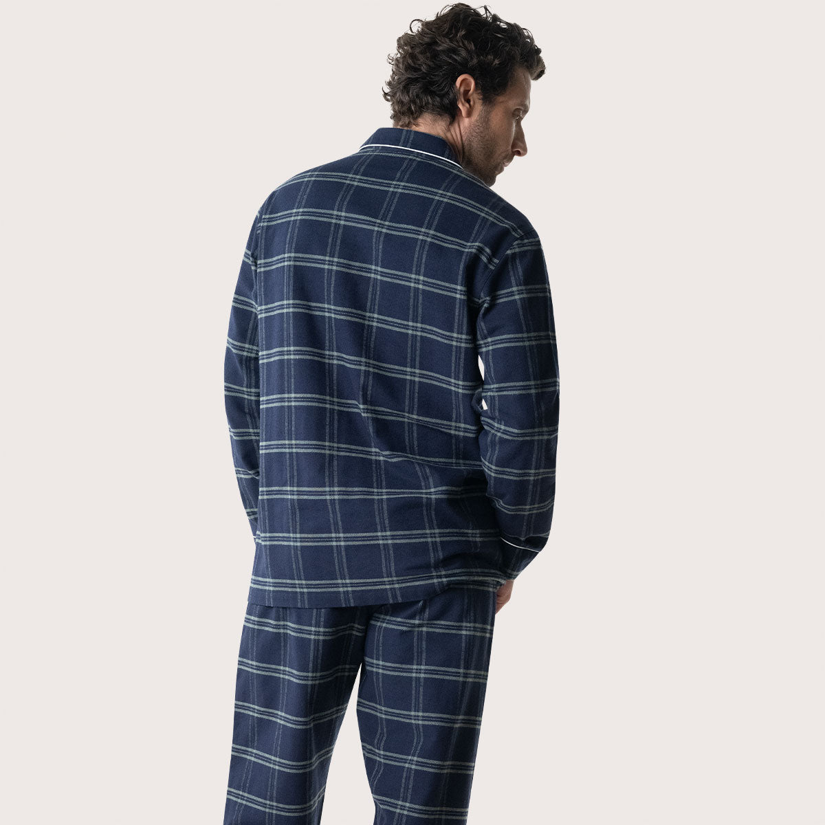 Borneobulletin Pantalon Pyjama Homme Avec Braguette Pyjama Long