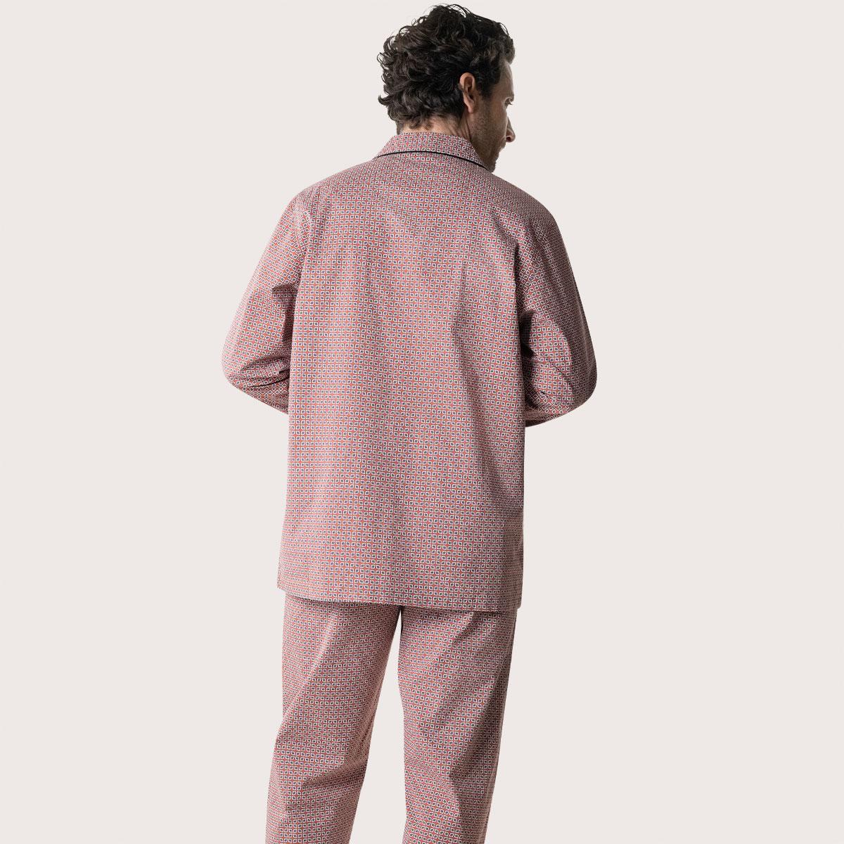 Pyjama long ouvert homme Popeline Eminence