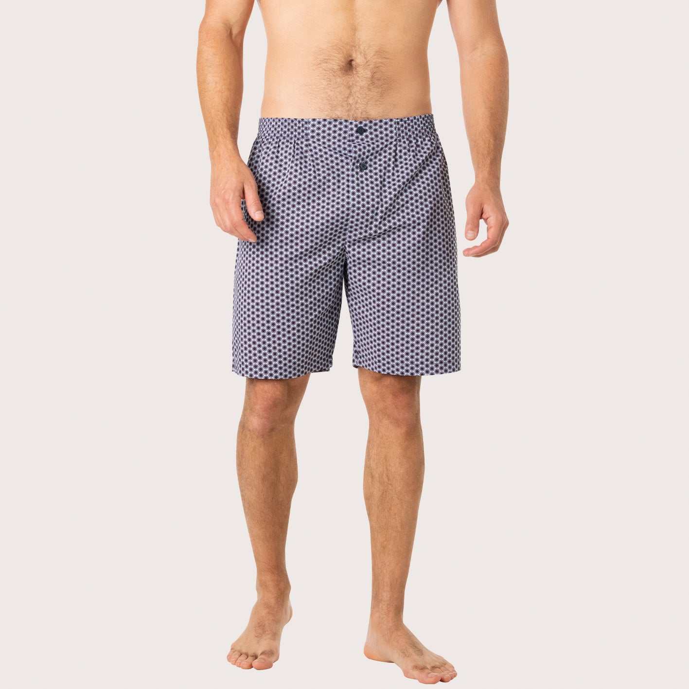 Pyjama court ouvert homme Popeline Eminence