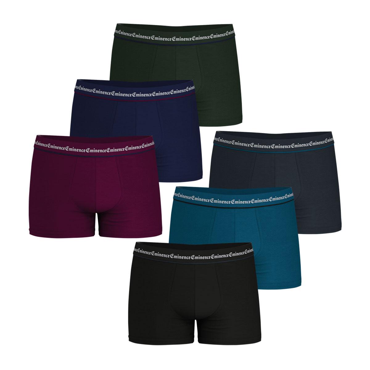 Lot de 6 boxers homme Business Eminence