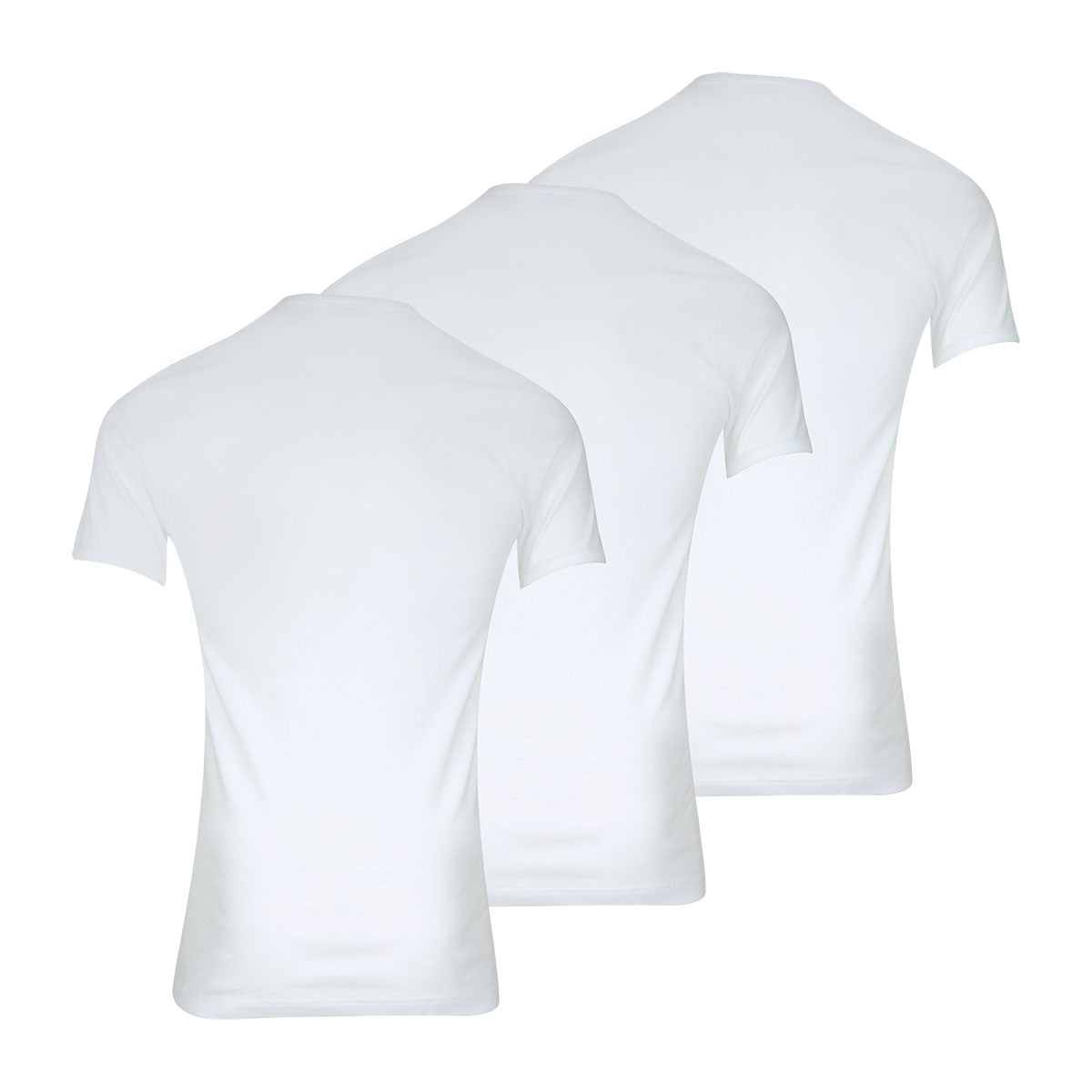 Lot de 3 tee-shirts col rond Pur coton Premium Eminence